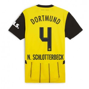 Billiga Borussia Dortmund Nico Schlotterbeck #4 Hemmatröja 2024-25 Kortärmad